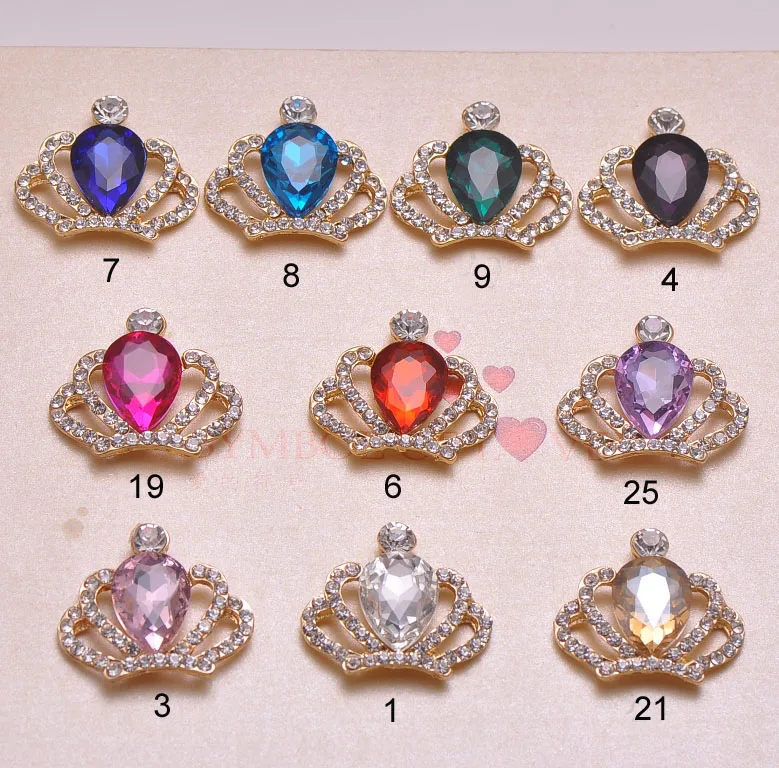 (J0858)32mmx28mm rhinestone button rhinstone cluster light gold plating flat back 100pcs/lot all crystals |