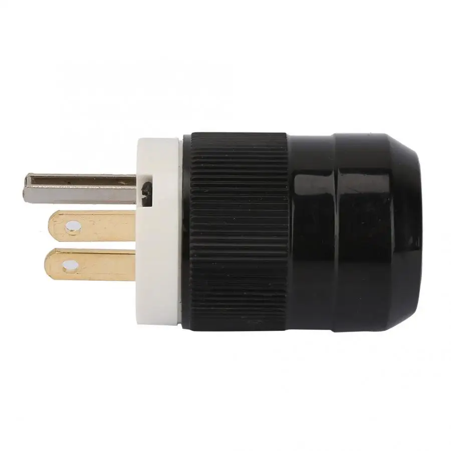 20A 125V Power Plug Waterproof Industrial Grade 3 Poles Power Plug Connector 125V US 3 Holes 50-60HZ 15A 20A optional