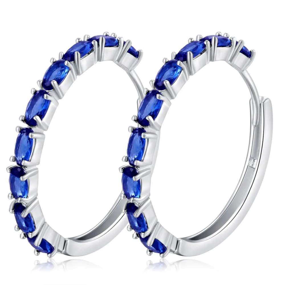 New Arrival Oval Royal & Sea Blue Red Pink Purple Champagne White Black CZ Silver Earrings Fashion Women Jewelry Hoop Earrings
New Arrival Oval Royal & Sea Blue Red Pink Purple Champagne White Black CZ Silver Earrings Fashion Women Jewelry Hoop Earrings