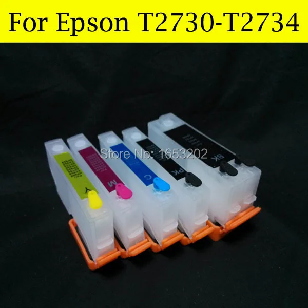 America Empty 5color refillable Ink Cartridge for epson T2730 - T2734 273 273 for epson XP520/600/620 XP700 XP800/820 printer
America Empty 5color refillable Ink Cartridge for epson T2730 - T2734 273 273 for epson XP520/600/620 XP700 XP800/820 printer