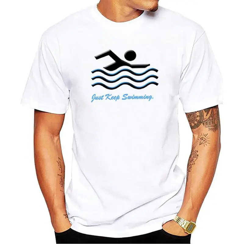 Just Keep Swimming Casual Short Sleeve Men Summer T-shirts Male Funny Letter Print T Shirt Round Neck Tees
Just Keep Swimming Casual Short Sleeve Men Summer T-shirts Male Funny Letter Print T Shirt Round Neck Tees
