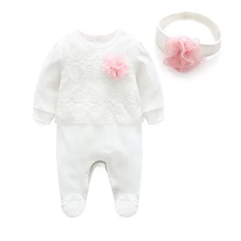 Princess Newborn Baby Girl Clothes Lace Flowers Jumpsuits & Headbands Girls Clothing Sets Long Sleeve Girl Footies Costume
Princess Newborn Baby Girl Clothes Lace Flowers Jumpsuits & Headbands Girls Clothing Sets Long Sleeve Girl Footies Costume