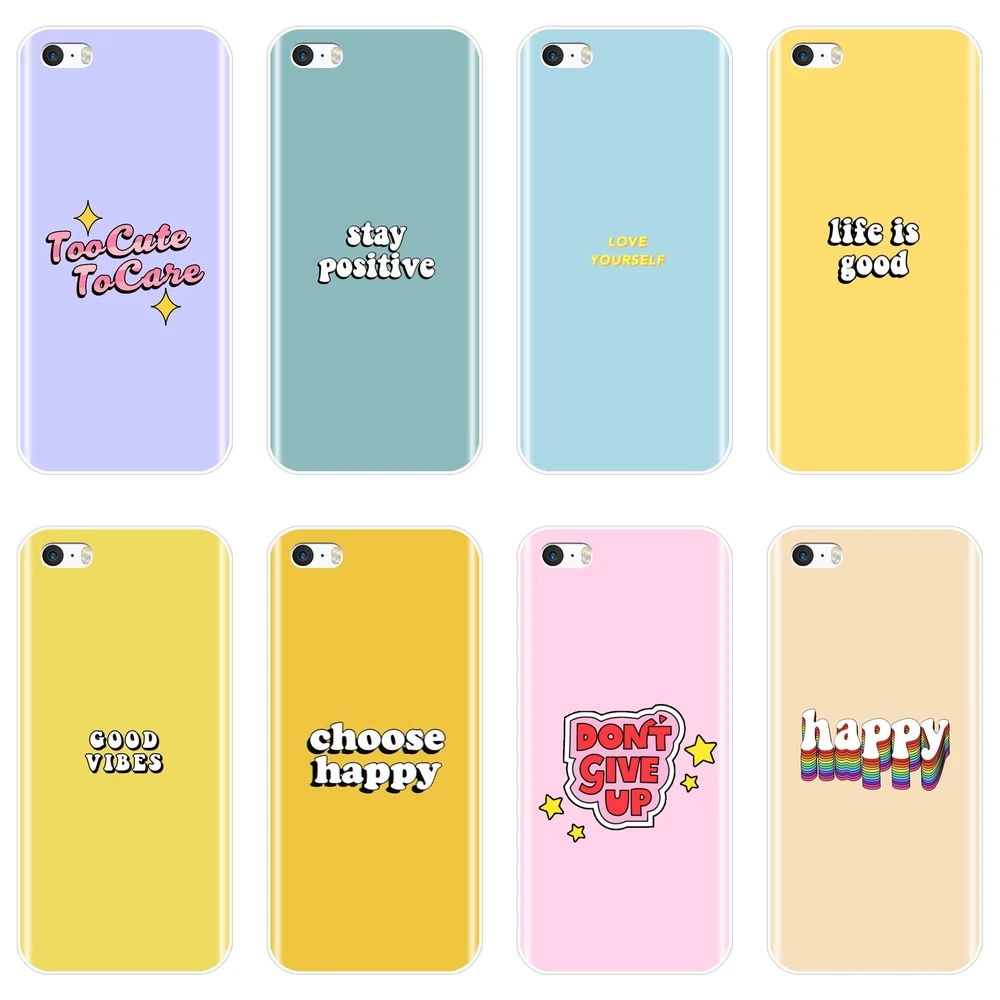 TPU Back Cover For iPhone 5C 5S SE 5 S Silicone Soft Yellow Quote Pink Purple Text Word Phone Case For iPhone 4S 4 S Case
TPU Back Cover For iPhone 5C 5S SE 5 S Silicone Soft Yellow Quote Pink Purple Text Word Phone Case For iPhone 4S 4 S Case