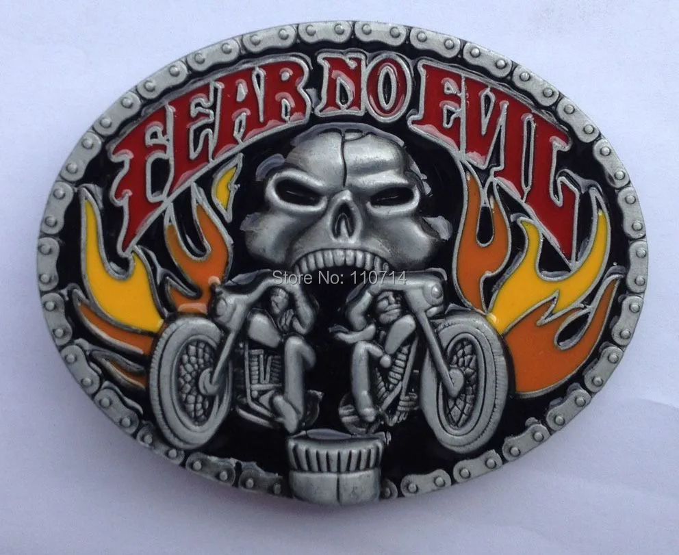 FEAR NO EVIL belt buckle with pewter finish SW-BY12 suitable for 4cm wideth belt with continous stock free shipping
FEAR NO EVIL belt buckle with pewter finish SW-BY12 suitable for 4cm wideth belt with continous stock free shipping