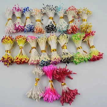 mix color 1mm Double-ended two tone pearl flower stamens 1800pcs/lot cake decorations/card making stamens
mix color 1mm Double-ended two tone pearl flower stamens 1800pcs/lot cake decorations/card making stamens