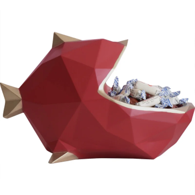 Nordic simple geometric three-dimensional fish storage ornaments living room porch Shoe cabinet key box decoration display
Nordic simple geometric three-dimensional fish storage ornaments living room porch Shoe cabinet key box decoration display