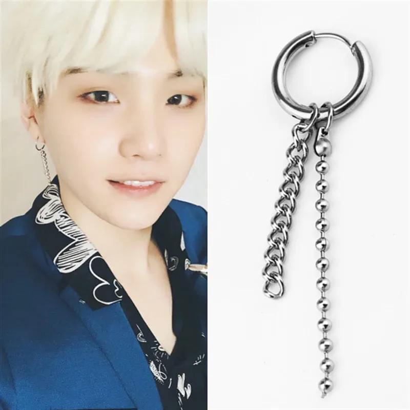 Long Geometric Jewelry 1pcs/lot KPOP Trend Korean Round Shape Stainless Steel Chain Stud Earrings for men and women
Long Geometric Jewelry 1pcs/lot KPOP Trend Korean Round Shape Stainless Steel Chain Stud Earrings for men and women