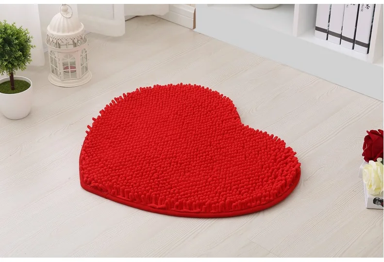New Big Red Love Heart Microfiber Bath Mats Soft Comfortable chenille Absorbent Bath Rugs bathroom Floor mats Wedding Decoration
New Big Red Love Heart Microfiber Bath Mats Soft Comfortable chenille Absorbent Bath Rugs bathroom Floor mats Wedding Decoration