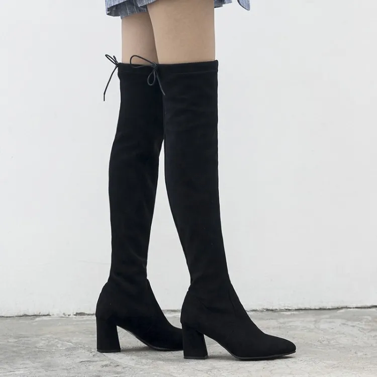 Big Size 9 10 11 12 thigh high boots knee high boots over the knee boots women ladies boots Rear strap with pointed tip
Big Size 9 10 11 12 thigh high boots knee high boots over the knee boots women ladies boots Rear strap with pointed tip