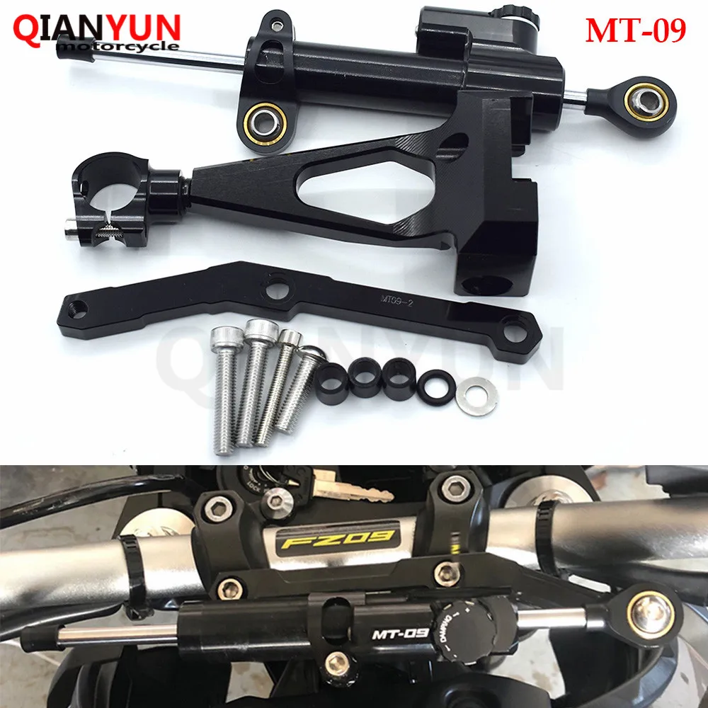 Motorcycle Damper Steering Stabilize Safety Control Bracket Mount kitFor Yamaha MT 09 MT09 MT-09 FZ09 FZ-09 2013- 2016
Motorcycle Damper Steering Stabilize Safety Control Bracket Mount kitFor Yamaha MT 09 MT09 MT-09 FZ09 FZ-09 2013- 2016