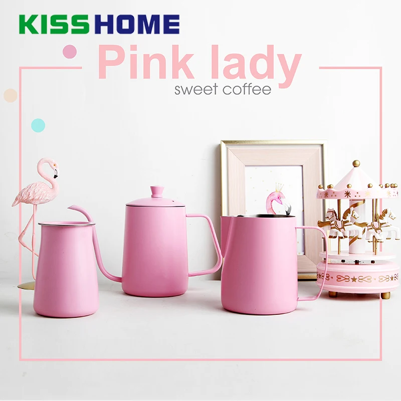 Pink Coffee 600ml Milk Mug Hand Punch Gooseneck Pot Sifter 304 Stainless Steel Dripper Coffee Maker Frothing Jug Coffee Tools
Pink Coffee 600ml Milk Mug Hand Punch Gooseneck Pot Sifter 304 Stainless Steel Dripper Coffee Maker Frothing Jug Coffee Tools