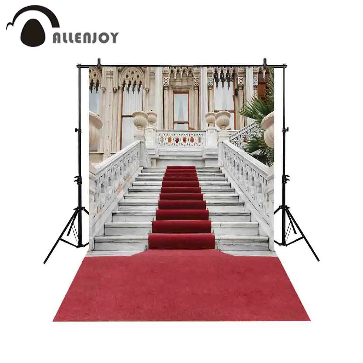 Allenjoy backdrop for photographic studio retro gorgeous red carpet marble handrail castle staircase background photocall
Allenjoy backdrop for photographic studio retro gorgeous red carpet marble handrail castle staircase background photocall