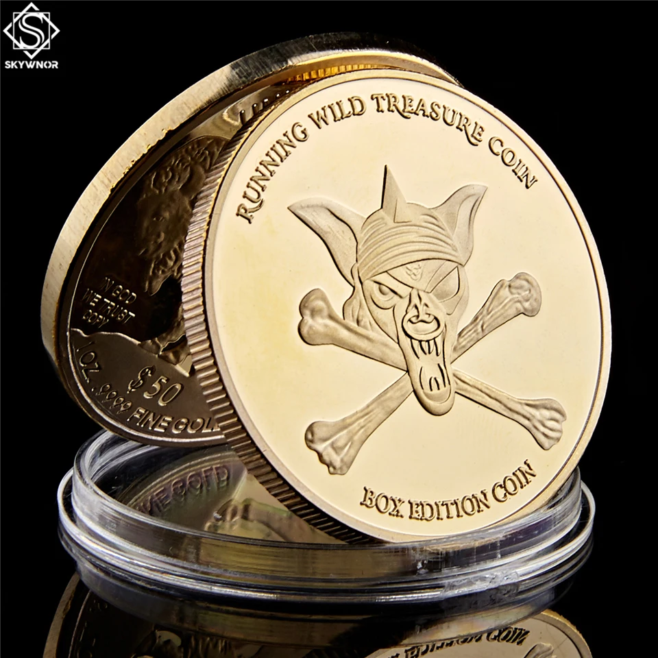 Skull Pirate Ship Lion of The Sea Running Wild Treasure Gold Challenge Coin Collection
Skull Pirate Ship Lion of The Sea Running Wild Treasure Gold Challenge Coin Collection