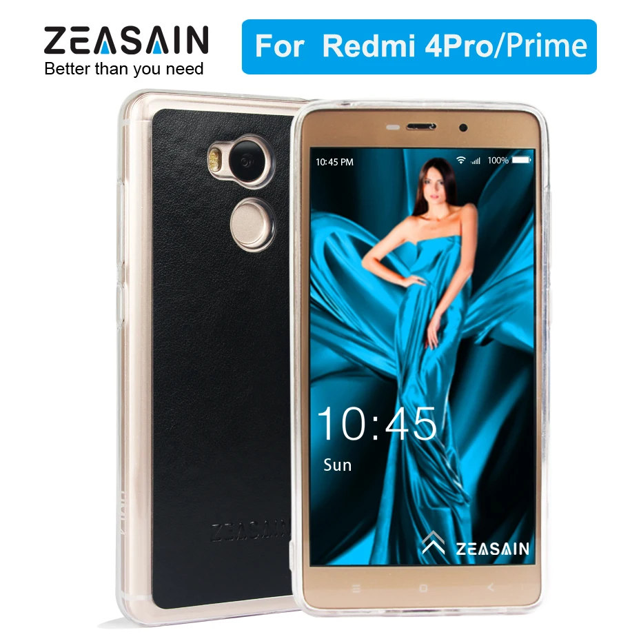 Оригинальный Роскошный мягкий чехол ZEASAIN из искусственной кожи для Xiaomi Redmi 4 Pro Prime