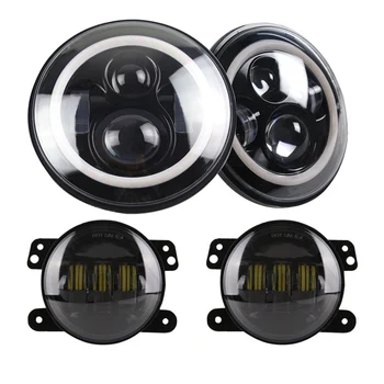 TNOOG for Hummer H1 H2 Headlights 4" LED Fog Light + 2X H4 7INCH Round Headlamp LED Headlights for Jeep Wrangler JK
TNOOG for Hummer H1 H2 Headlights 4" LED Fog Light + 2X H4 7INCH Round Headlamp LED Headlights for Jeep Wrangler JK
