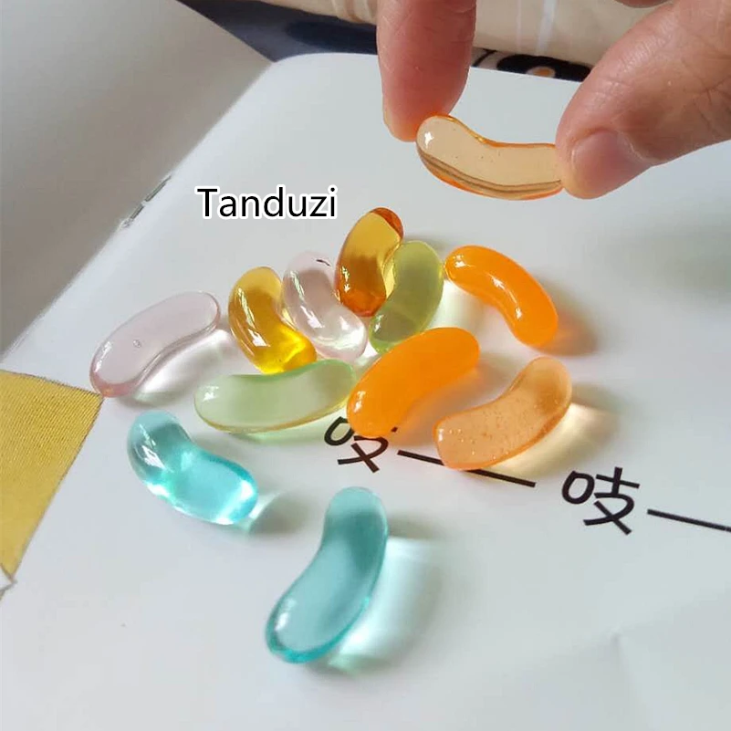 Tanduzi 100pcs Resin Candy Jelly Beans Mixed Color Candy Flatback Resin Cabochons Phone Case Decoration DIY
Tanduzi 100pcs Resin Candy Jelly Beans Mixed Color Candy Flatback Resin Cabochons Phone Case Decoration DIY