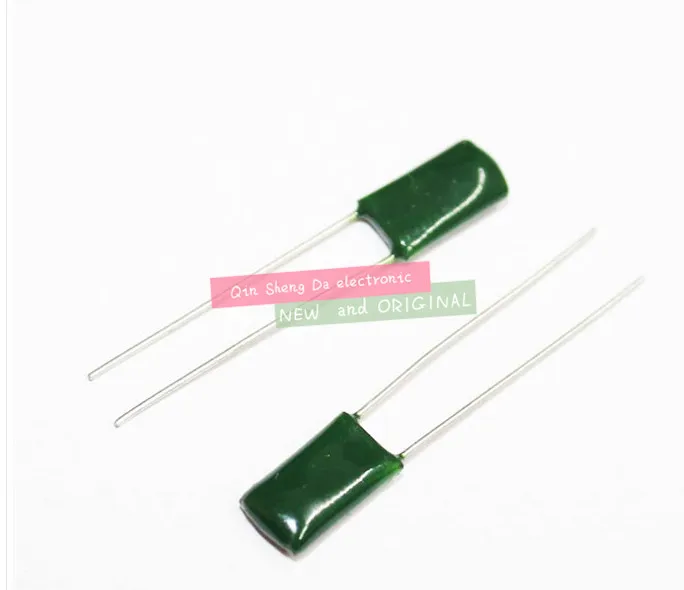 500 шт./лот пленочный конденсатор из полиэстера 2A272J 100В 2.7NF 2700PF|polyester film capacitor|film