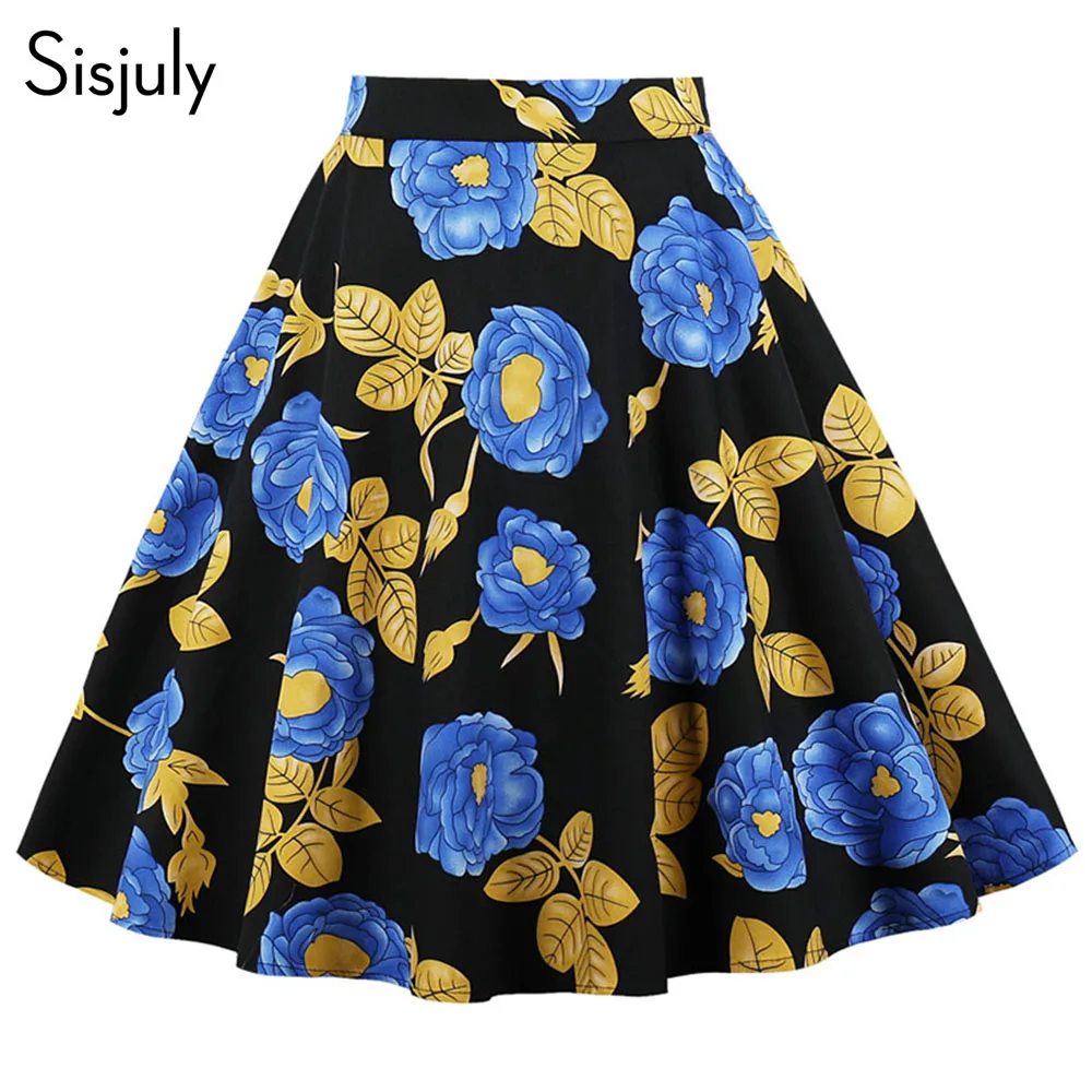 Sisjuly skirts womens summer 2019 hot mini floral print slim a-line high waist skirt vintage female plus size 4xl short skirt
Sisjuly skirts womens summer 2019 hot mini floral print slim a-line high waist skirt vintage female plus size 4xl short skirt