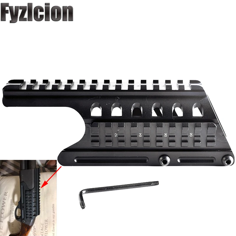 Tactical Remington RM870 Shotgun 160 mm top Rail mount With Side mount 140mm Rifle Scope 20mm Picatinny for 12GA Shotgun
Tactical Remington RM870 Shotgun 160 mm top Rail mount With Side mount 140mm Rifle Scope 20mm Picatinny for 12GA Shotgun