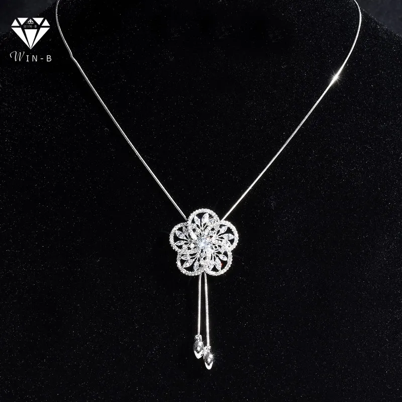 Long Chain Marvel Harajuku Flower Shaped Crystal Lady Cubic Zirconia Pendant collier femme 2018 Collares Female Statement Party
Long Chain Marvel Harajuku Flower Shaped Crystal Lady Cubic Zirconia Pendant collier femme 2018 Collares Female Statement Party