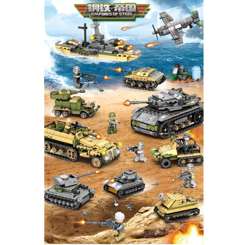 8 In 2 Military SWAT Police Team WW2 24 Style Armored Vehicle Tank Figures Building Block Bricks Kids Toys Compatible With Lego
8 In 2 Military SWAT Police Team WW2 24 Style Armored Vehicle Tank Figures Building Block Bricks Kids Toys Compatible With Lego