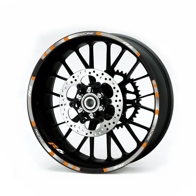 8 color for YAMAHA YZF R6 motorcycle 17inch wheel decals Reflective stickers rim stripes YZF R6 motorbike YZF R6
8 color for YAMAHA YZF R6 motorcycle 17inch wheel decals Reflective stickers rim stripes YZF R6 motorbike YZF R6