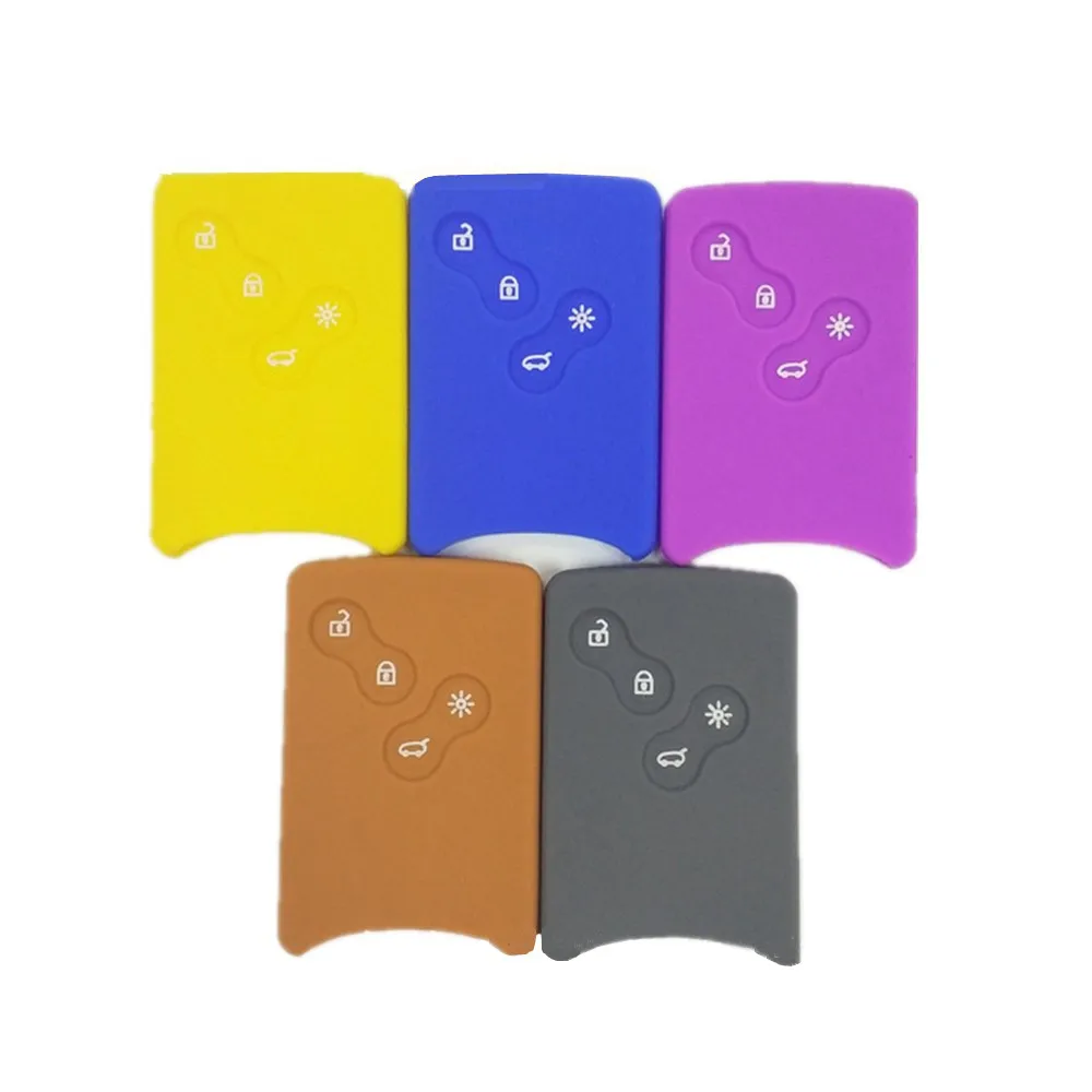 4 Button Car key Silicone Cover Protector Holder for Renault Clio Logan Megane 2 3 Koleos Scenic Card keychain Case
4 Button Car key Silicone Cover Protector Holder for Renault Clio Logan Megane 2 3 Koleos Scenic Card keychain Case