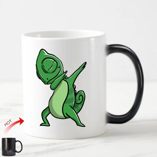 Funny Chameleon Dabbing Magic Coffee Mugs Tea Cups Green Chameleon Color Changing Mugs Cups Cool Kids Birthday Gift Ceramic 11oz
Funny Chameleon Dabbing Magic Coffee Mugs Tea Cups Green Chameleon Color Changing Mugs Cups Cool Kids Birthday Gift Ceramic 11oz