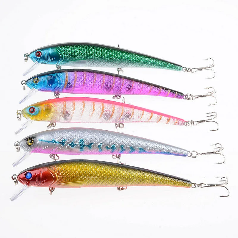 5Pcs/Lot 12.5cm/17g Suspend Minnow Fishing Baits Lure Crankbait Sea Fishing Tackle Plastic Fish Bass Wobblers For Fishing
5Pcs/Lot 12.5cm/17g Suspend Minnow Fishing Baits Lure Crankbait Sea Fishing Tackle Plastic Fish Bass Wobblers For Fishing