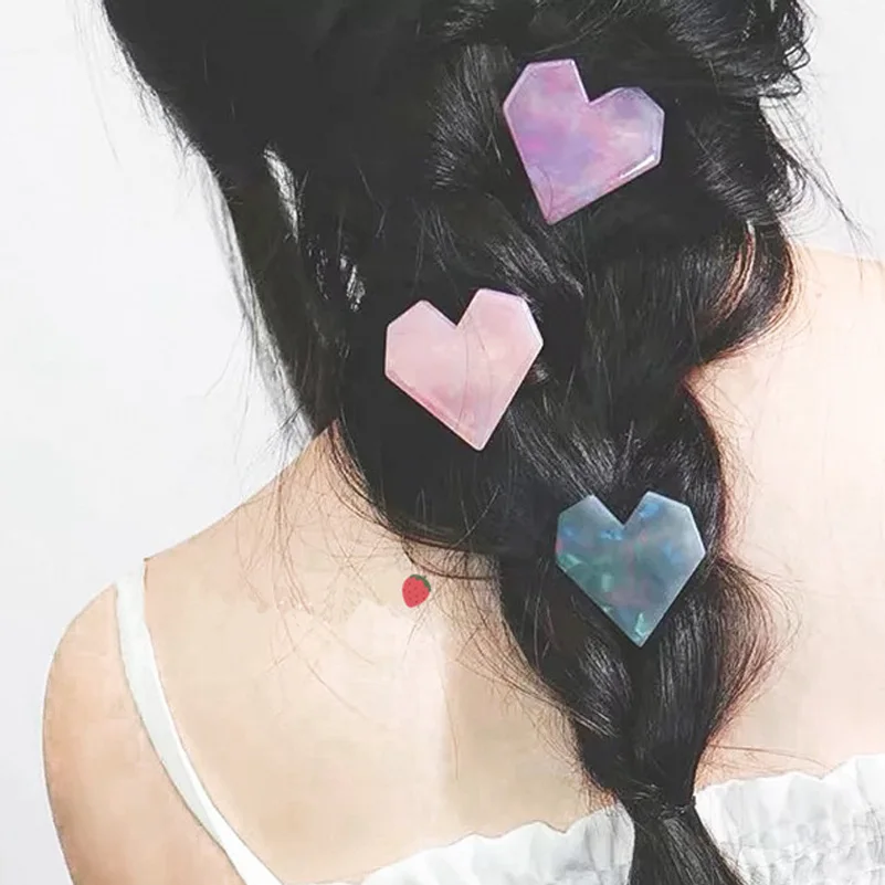 Fashion Hair Accessories for Women Girls Acetate Hair Clips Korea Geometric Heart Hairpins Barrettes Alloy Hairgrips Headwear
Fashion Hair Accessories for Women Girls Acetate Hair Clips Korea Geometric Heart Hairpins Barrettes Alloy Hairgrips Headwear
