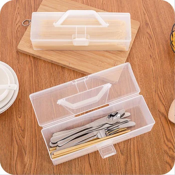 Portable Crisper Noodles Chopsticks Storage Box Plastic Transparent Storage Box Household Food Sundries Long Organizer Box
Portable Crisper Noodles Chopsticks Storage Box Plastic Transparent Storage Box Household Food Sundries Long Organizer Box