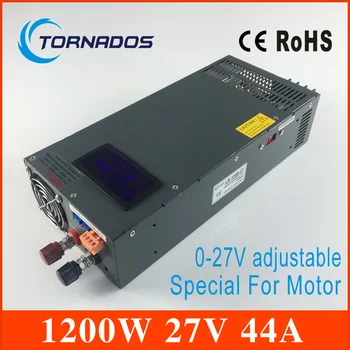 1200W 0-27V Switching power supply Special step motor for high power LS-1200-27 Digital display screen with voltage and current
1200W 0-27V Switching power supply Special step motor for high power LS-1200-27 Digital display screen with voltage and current
