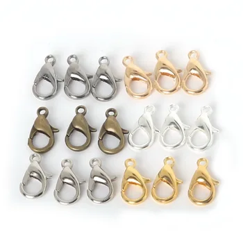 Free Shipping Alloy Lobster clasp Hooks for necklace&bracelet chain 12mm 50pcs/lot DIY jewelry findings FKA022-02
Free Shipping Alloy Lobster clasp Hooks for necklace&bracelet chain 12mm 50pcs/lot DIY jewelry findings FKA022-02