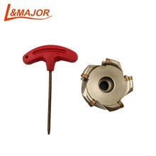 L&MAJOR CNC 6R50 Carbide Inserts Clamped Alloy End Mill Arbor Milling Cutting Machining Round Nose Milling Cutter
L&MAJOR CNC 6R50 Carbide Inserts Clamped Alloy End Mill Arbor Milling Cutting Machining Round Nose Milling Cutter