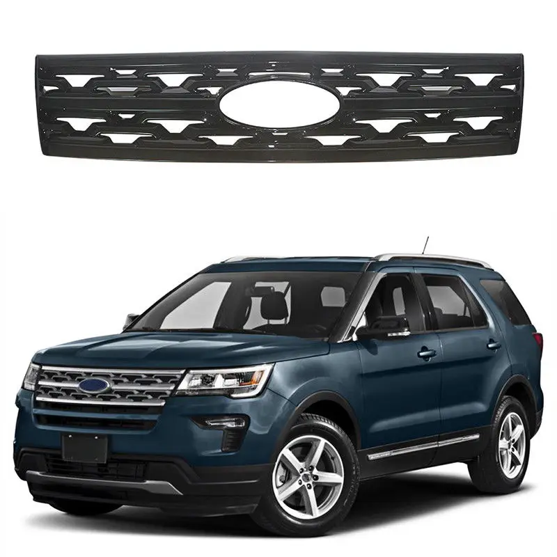 Loyalty for Ford Explorer 2018 Front Grill Cover Snap on Grille Gloss Black Garnish High Quality Car Styling Auto Accessories
Loyalty for Ford Explorer 2018 Front Grill Cover Snap on Grille Gloss Black Garnish High Quality Car Styling Auto Accessories