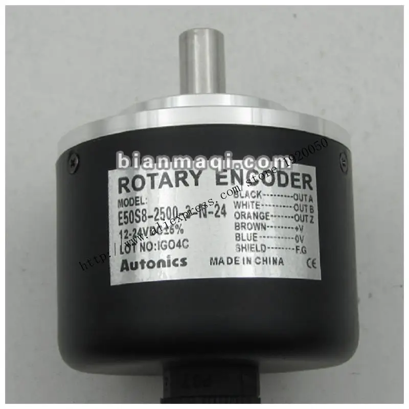 Supply of E50S8-2500-3-N-24 Alto Knicks encoder 2500 lines outside diameter of 50mm
Supply of E50S8-2500-3-N-24 Alto Knicks encoder 2500 lines outside diameter of 50mm