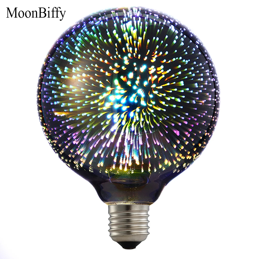 1Pc Wholesale Dropshipping MOONBIFFY Led Light Bulb 3D Decoration Bulb 110V 220V ST64 G95 G80 G125 A60 E27 Holiday Lights
1Pc Wholesale Dropshipping MOONBIFFY Led Light Bulb 3D Decoration Bulb 110V 220V ST64 G95 G80 G125 A60 E27 Holiday Lights