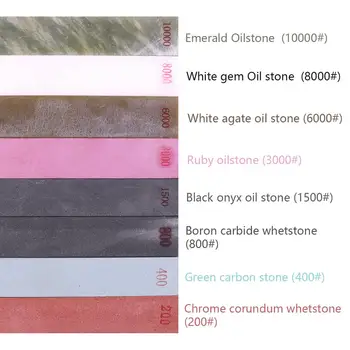 8pcs Multi grit 200# 400# 800# 1500# 3000# 6000# 8000# 10000#Knife Sharpening Stone Sharpener Grinding Oil stone kit
8pcs Multi grit 200# 400# 800# 1500# 3000# 6000# 8000# 10000#Knife Sharpening Stone Sharpener Grinding Oil stone kit