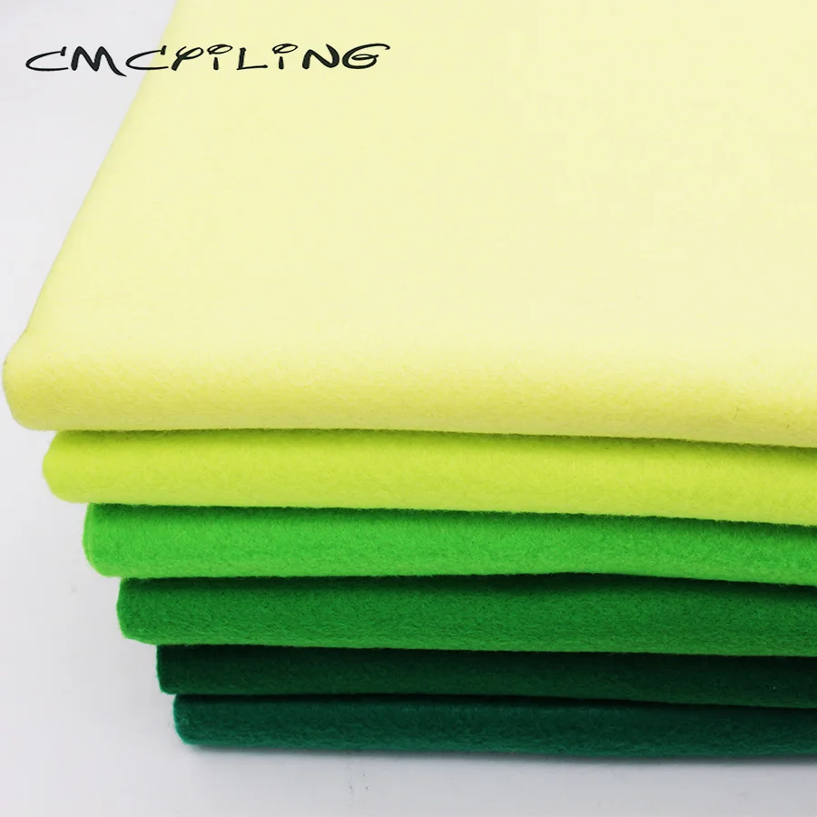 CMCYILING Yellow Green Soft Felt Fabric For Needlework DIY Sewing Dolls Crafts 1.2 MM Thickness Polyester Cloth 45CM*110CM
CMCYILING Yellow Green Soft Felt Fabric For Needlework DIY Sewing Dolls Crafts 1.2 MM Thickness Polyester Cloth 45CM*110CM