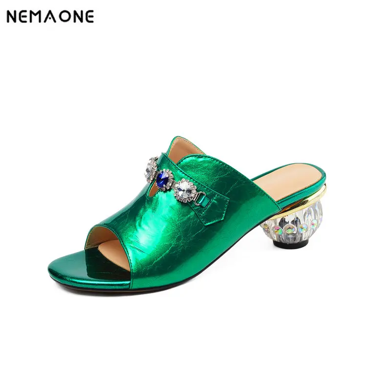 NEMWONE New Women slippers Block Heel Summer Shoes Ladies High Heeled Shoes Woman 2019 Female Footwear Slippers Sandals
NEMWONE New Women slippers Block Heel Summer Shoes Ladies High Heeled Shoes Woman 2019 Female Footwear Slippers Sandals