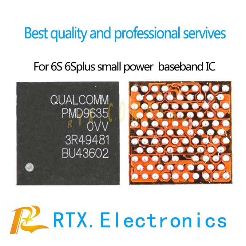 3pcs/lot Original&New PM IC PMD9655 OVV(MDM9655) baseband small power for IPhone 8 8Plus X motheboard U_MDM_RF replacement chip
3pcs/lot Original&New PM IC PMD9655 OVV(MDM9655) baseband small power for IPhone 8 8Plus X motheboard U_MDM_RF replacement chip