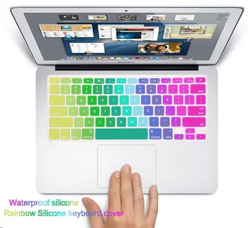 Rainbow Silicone waterproof keyboard cover for Apple macbook Air 13 Protective Stickers for mac book laptop Skin Film
Rainbow Silicone waterproof keyboard cover for Apple macbook Air 13 Protective Stickers for mac book laptop Skin Film