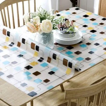 HAZY PVC Tablecloth Waterproof Oilproof Rectangular Table Cloths Plaid Pattern Table Cover Protector Desk Pad for Kitchen
HAZY PVC Tablecloth Waterproof Oilproof Rectangular Table Cloths Plaid Pattern Table Cover Protector Desk Pad for Kitchen