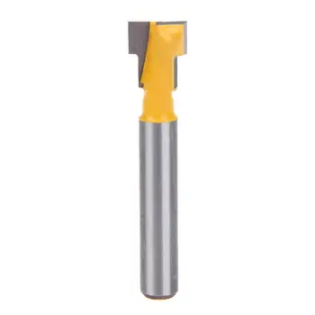 3/8'' T-Slot Cutter 1/4'' Shank Steel Handle Milling Router Bit Woodworking Tools For MDF Solid wood MDF Particle Board Plywood
3/8'' T-Slot Cutter 1/4'' Shank Steel Handle Milling Router Bit Woodworking Tools For MDF Solid wood MDF Particle Board Plywood