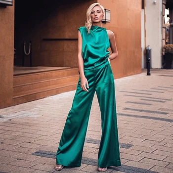 Fashon Newest Sexy Green Summer Jumpsuit 2019 Women Two 2 Pieces Sleeveless Solid Culb Celebrity Party Wholesale
Fashon Newest Sexy Green Summer Jumpsuit 2019 Women Two 2 Pieces Sleeveless Solid Culb Celebrity Party Wholesale