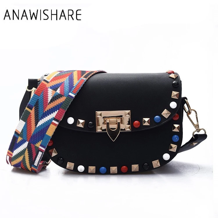 ANAWISHARE Women Messenger Bag Leather Rivet Crossbody Bags For Girls Small Shoulder Bags Handbags Bolsa Feminina Bolsos Muje
ANAWISHARE Women Messenger Bag Leather Rivet Crossbody Bags For Girls Small Shoulder Bags Handbags Bolsa Feminina Bolsos Muje