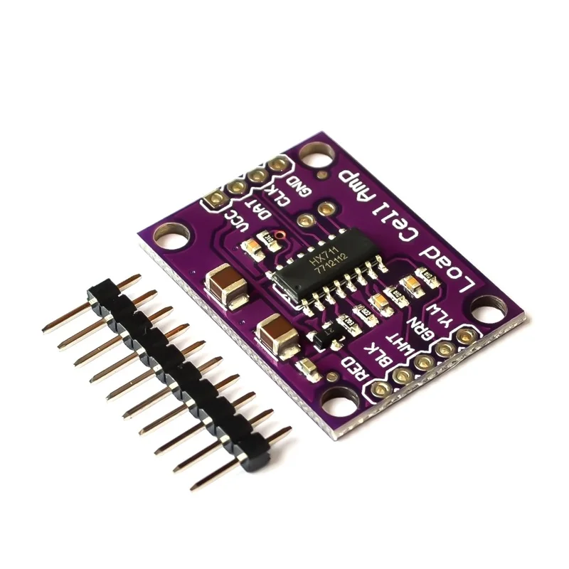 HX711 High Precision Electronic Weighing Sensor 24-bit A/D converter development board
HX711 High Precision Electronic Weighing Sensor 24-bit A/D converter development board