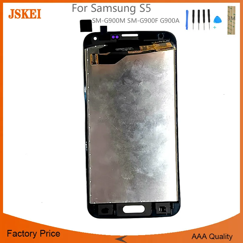 For Samsung S5 LCD Display Touch Screen Digitizer SM-G900M SM-G900F G900A LCD Complete With tools
For Samsung S5 LCD Display Touch Screen Digitizer SM-G900M SM-G900F G900A LCD Complete With tools