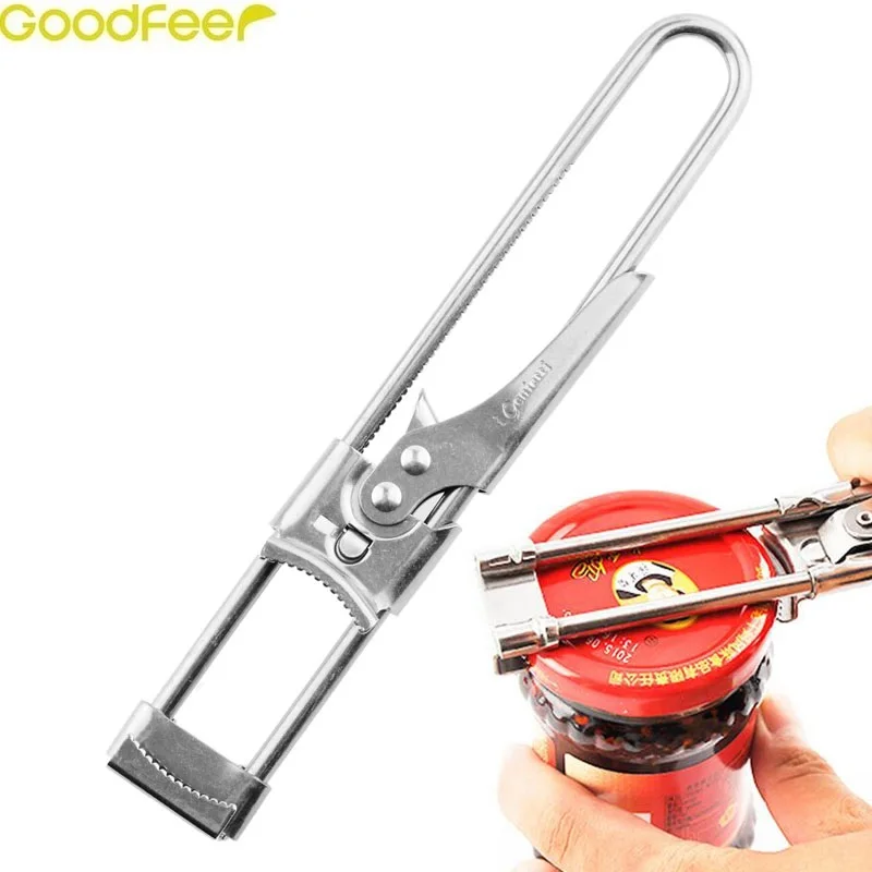 Goodfeer Stainless Steel Adjustable Jar Opener Anti-slip Cap Screw Kitchen Utensil Can Twist Tool For Opening Tight Lids Of Jars
Goodfeer Stainless Steel Adjustable Jar Opener Anti-slip Cap Screw Kitchen Utensil Can Twist Tool For Opening Tight Lids Of Jars