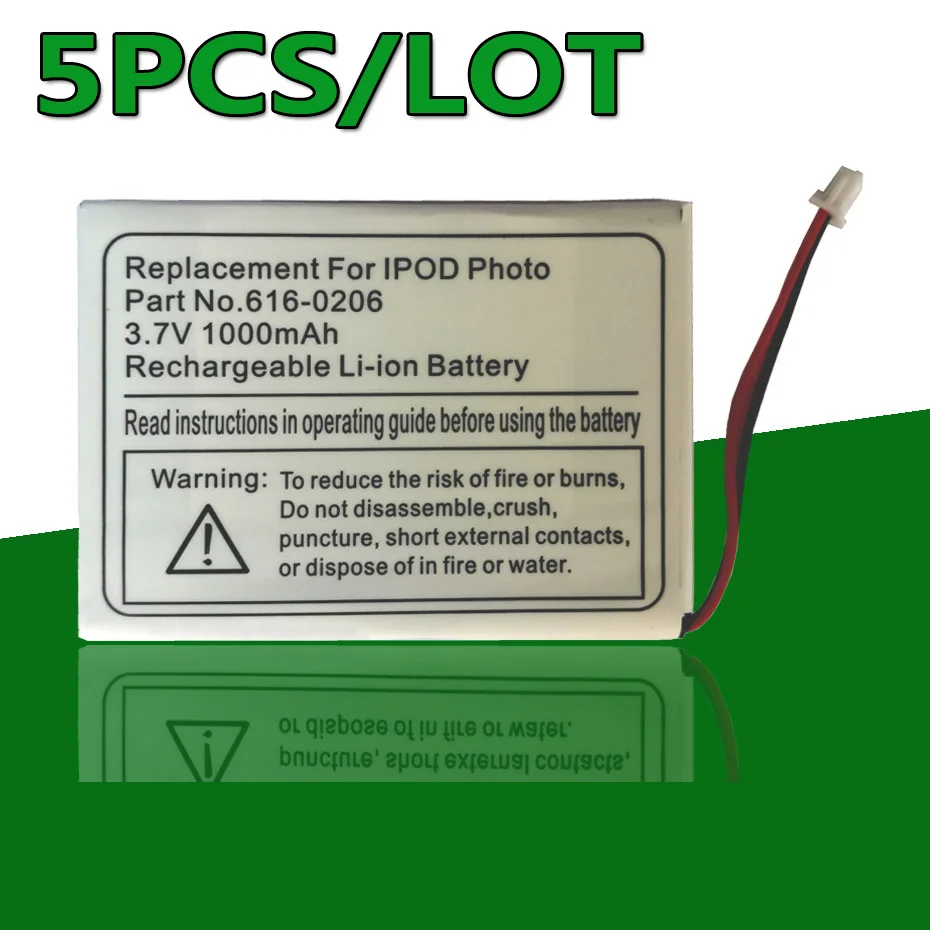 5PCS/LOT Original Replacement 1000mAh Battery For Ipod Classic 4th gen / Photo U2 A1059 20 40GB Accumulator Batterie AKKU
5PCS/LOT Original Replacement 1000mAh Battery For Ipod Classic 4th gen / Photo U2 A1059 20 40GB Accumulator Batterie AKKU